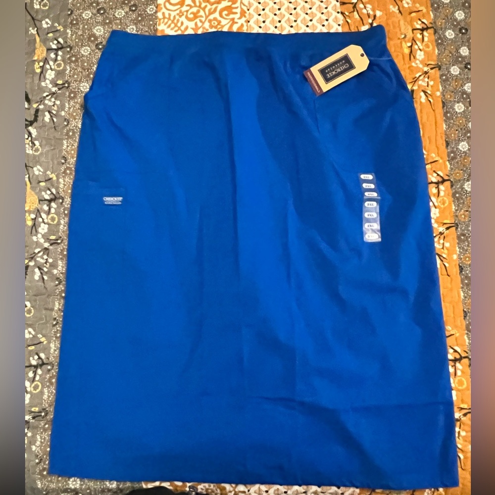 Royal Blue Scrub Skirt